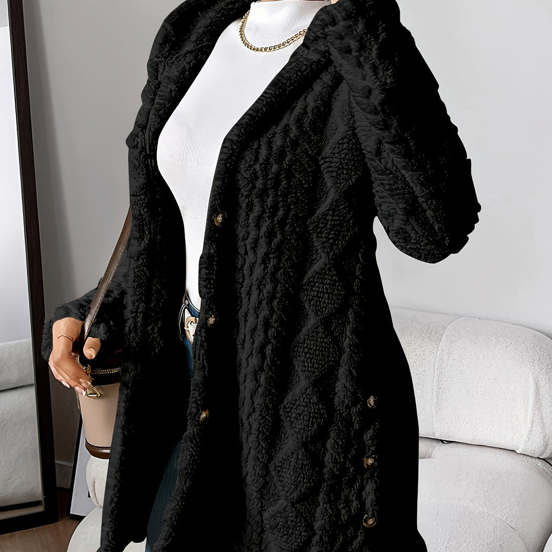 EB | Lang Damenjacke Mit Kapuze – Marit