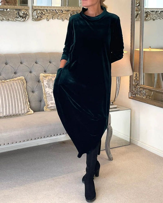 EB | Tulip Style Samt Kleid