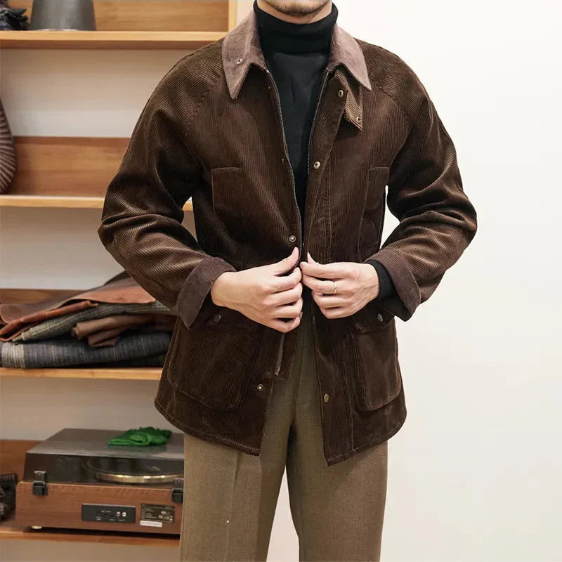 EB | Cordjacke für Herren Im Herbststil - Robinson