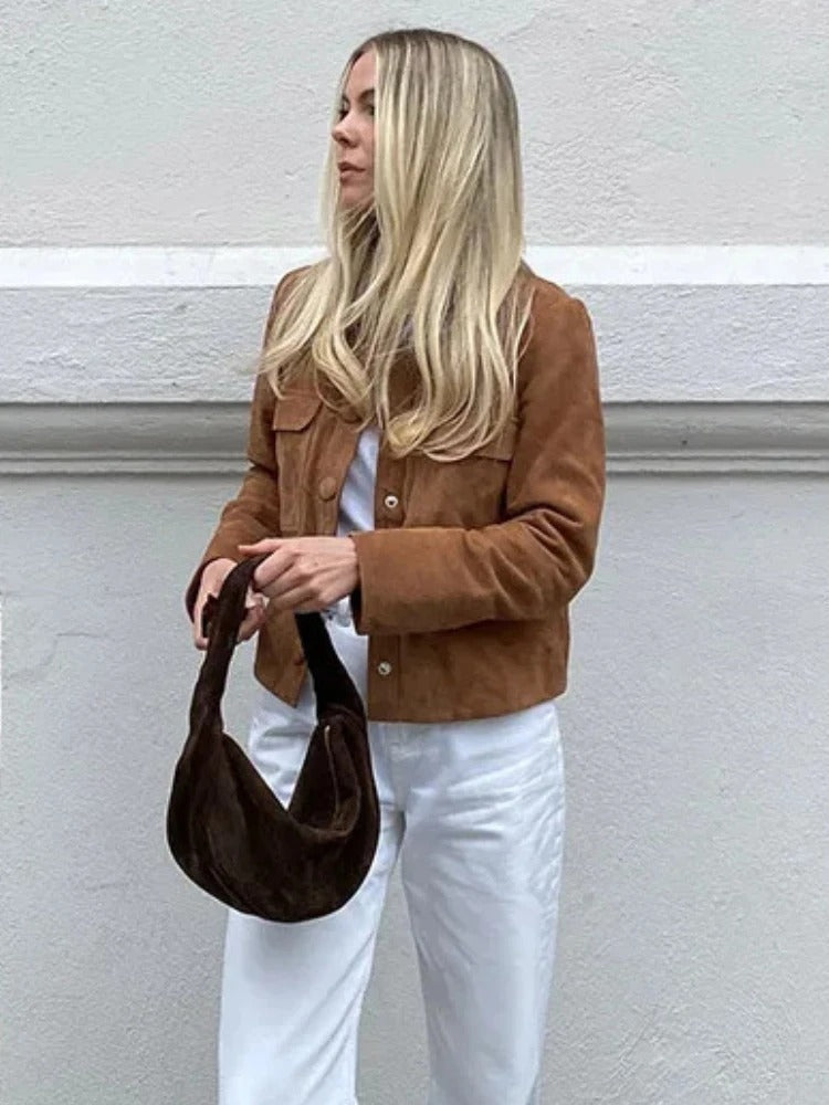 EB | Elegante Wildlederjacke