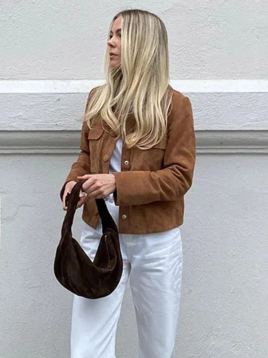 EB | Stylische Wildlederjacke für Damen