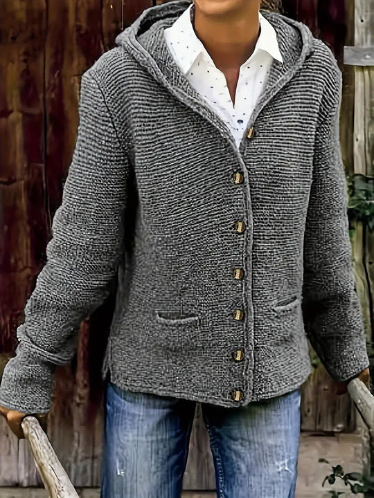 EB | Modische Strickjacke mit Knopfleiste
