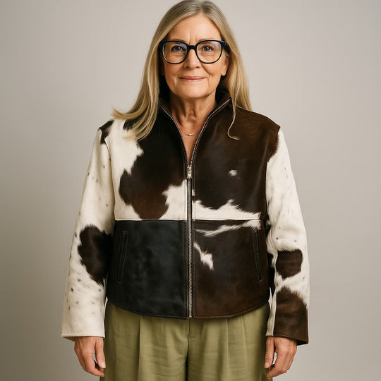 EB | Stylische Leichte Jacke mit Leopardenmuster