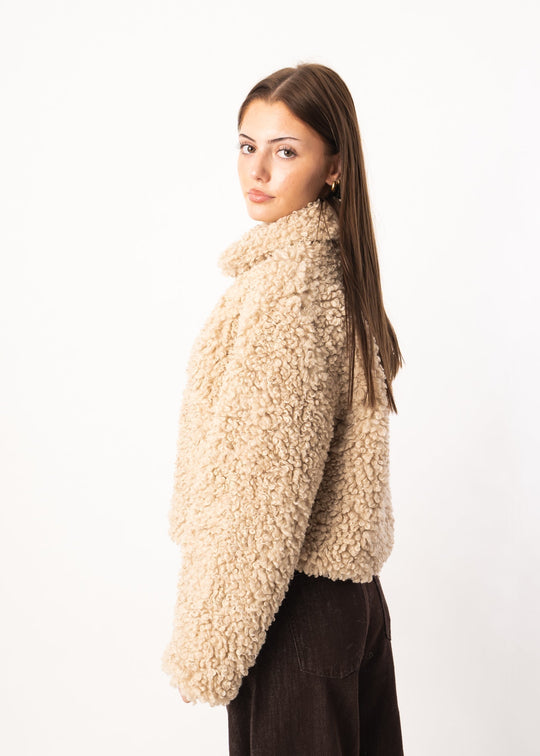 EB | Locker Sitzende Schafslederjacke mit Locken