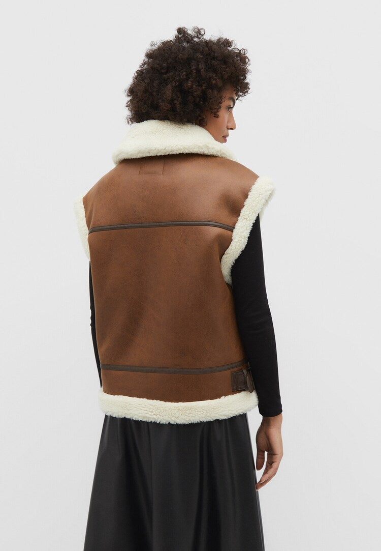 EB | Leder Bodywarmer Warm & Trendy