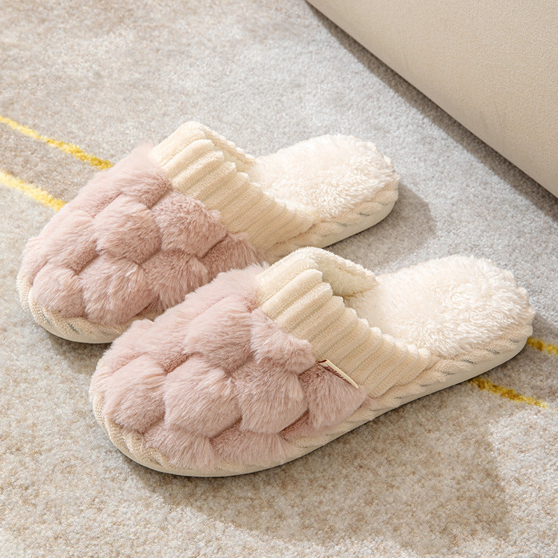 EB | Bequeme Damen Hausschuhe mit Pelzfutter