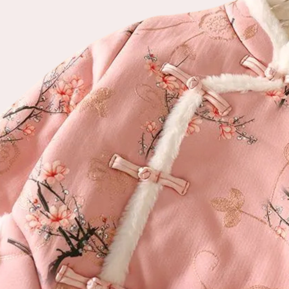 EB | Warme Blumenjacke für Damen