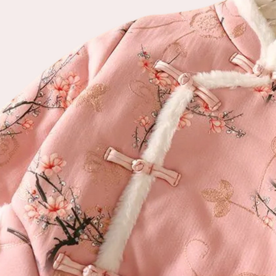 EB | Warme Blumenjacke für Damen