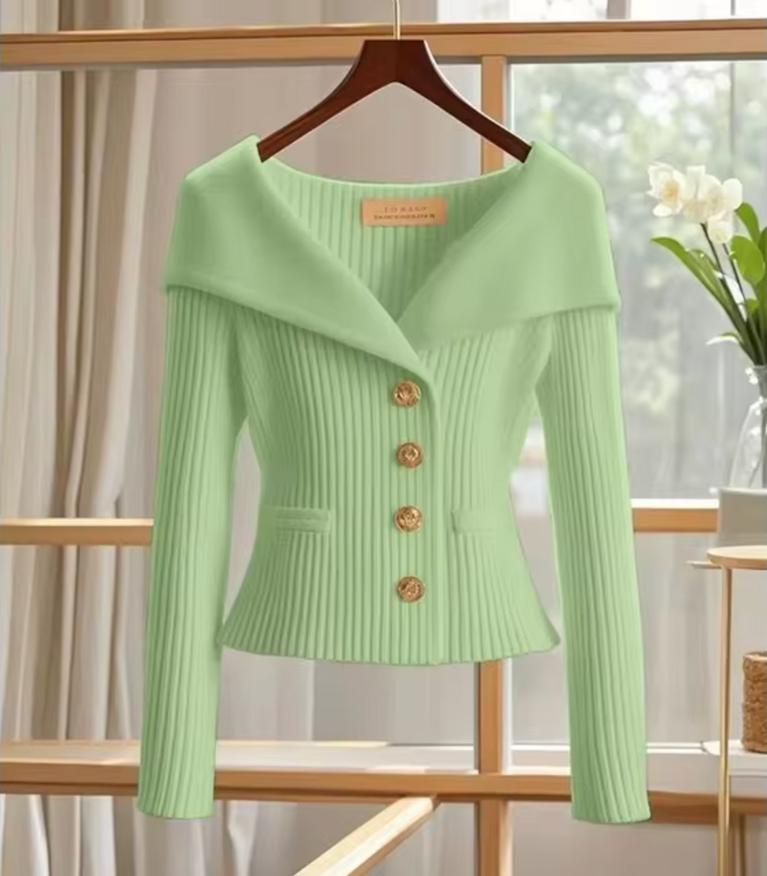 EB | Strickjacke Damen Kurz Cardigan für Übergangsjahre