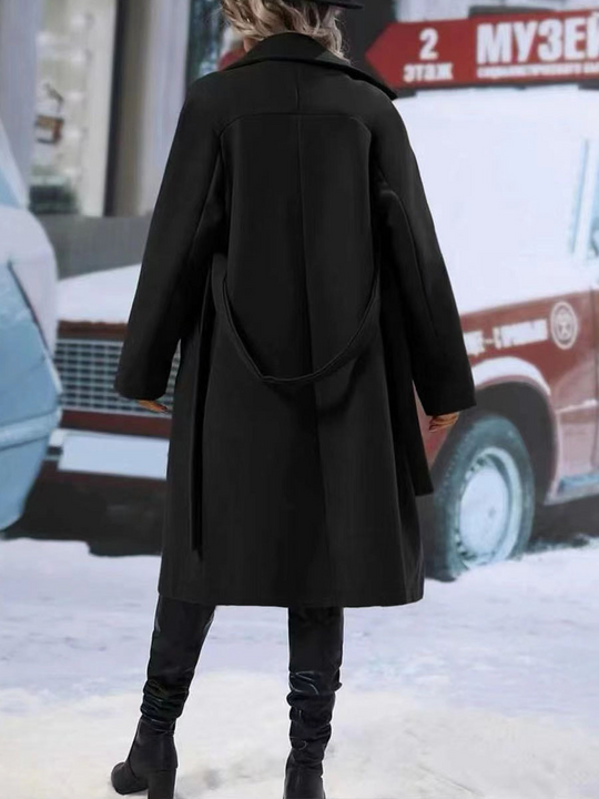 EB | Klassischer Damen Trenchcoat Mit Doppelknopfverschluss