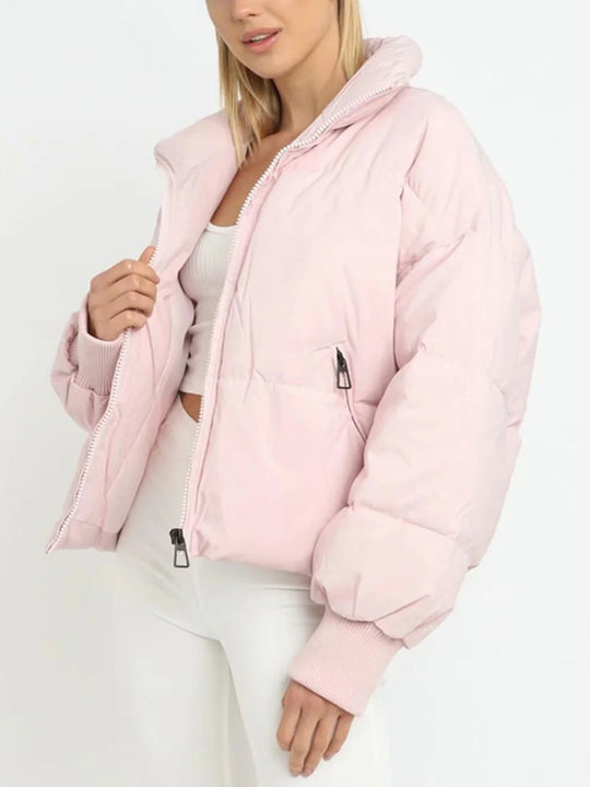 EB | Kurze Pufferjacke mit Reißverschluss - Reißverschluss