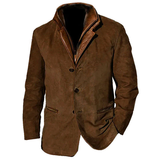 EB | Vintage Vegan-lederjacke für Herren