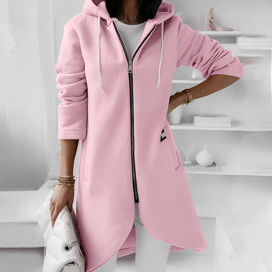 EB | Lange und bequeme Damen-Kapuzenjacke