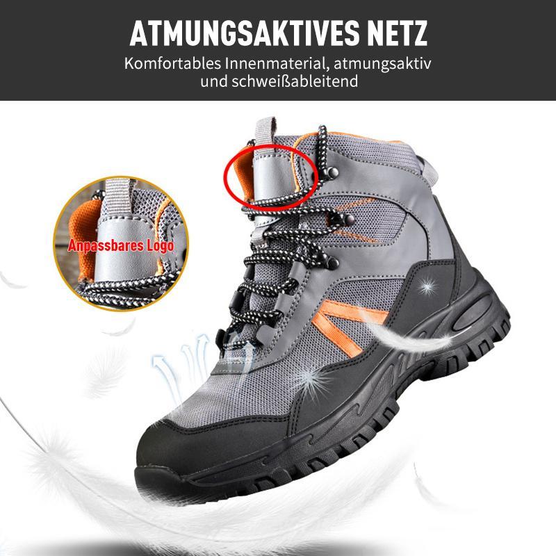 Anti-Smash und Anti-Durchstich High-Top Flugsicherheitsschuhe aus atmungsaktivem Gewebe EB