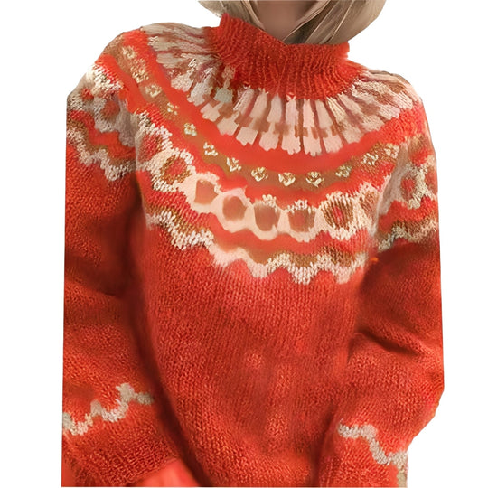 EB | Damen-Rollkragenpullover Aus Strick