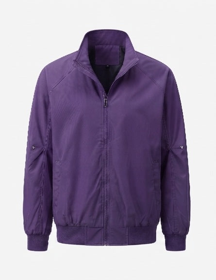 Herren leichter Urban-Blouson mit Stehkragen, elastischem Saum und Ärmeltasche EB