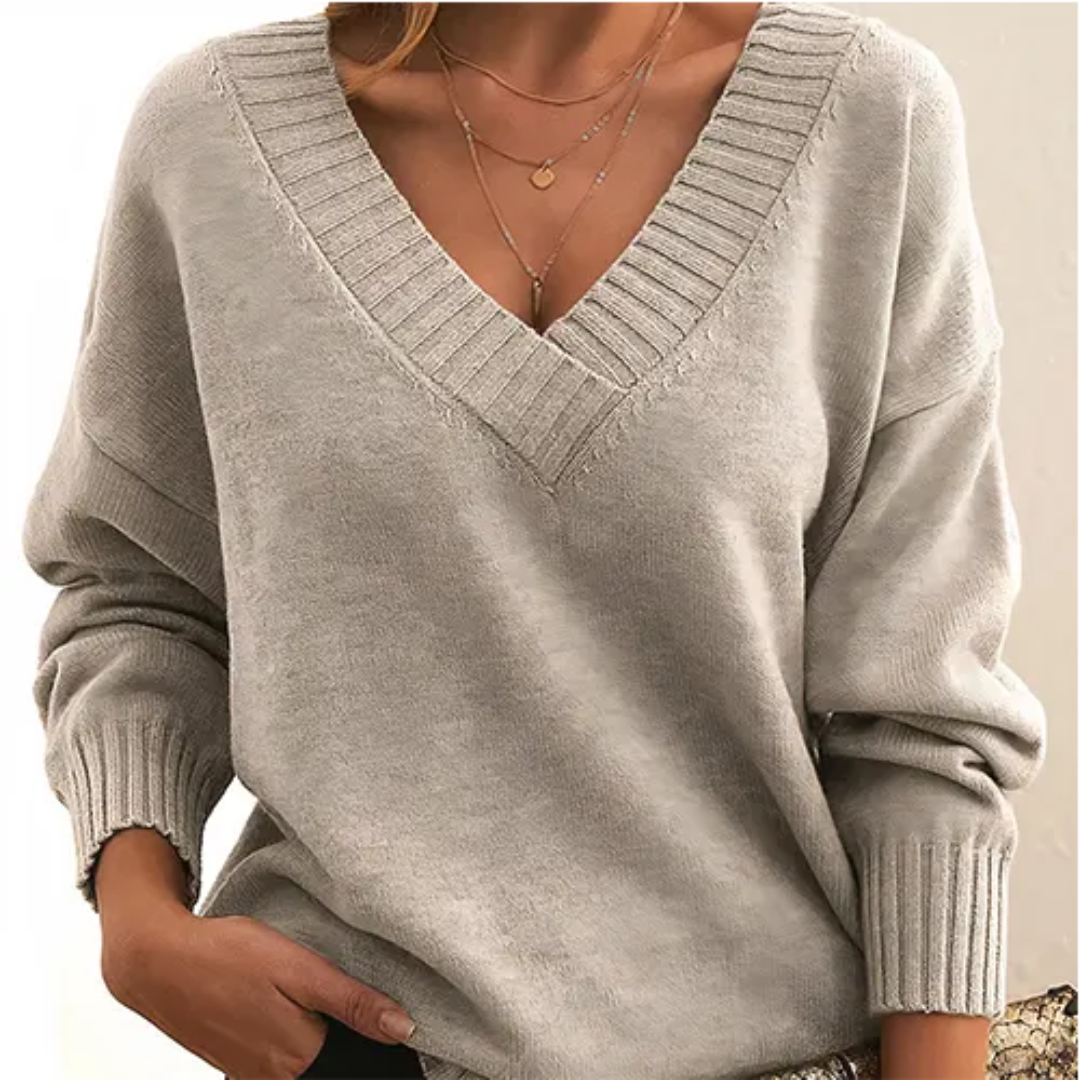 EB | Pullover Winter V-Ausschnitt für Frauen
