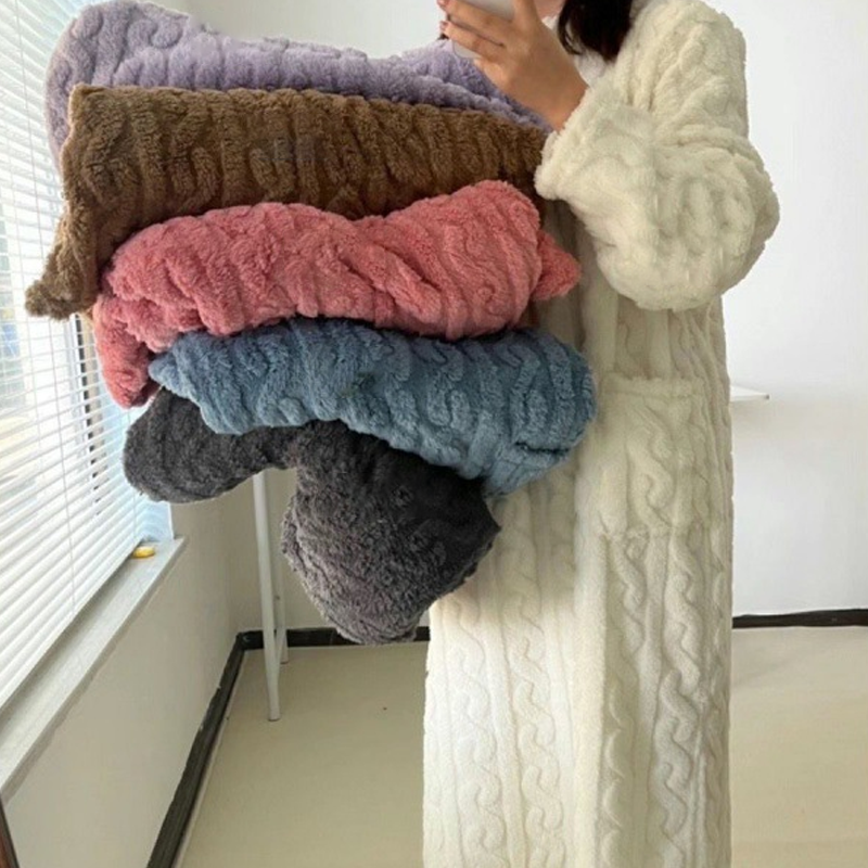 EB | Winter korallen Samt-Homewear