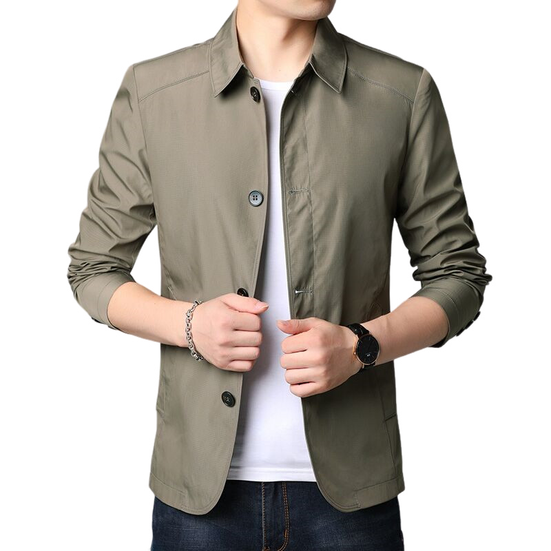 EB | Casual, Lockere, Winddichte Jacke für Männer
