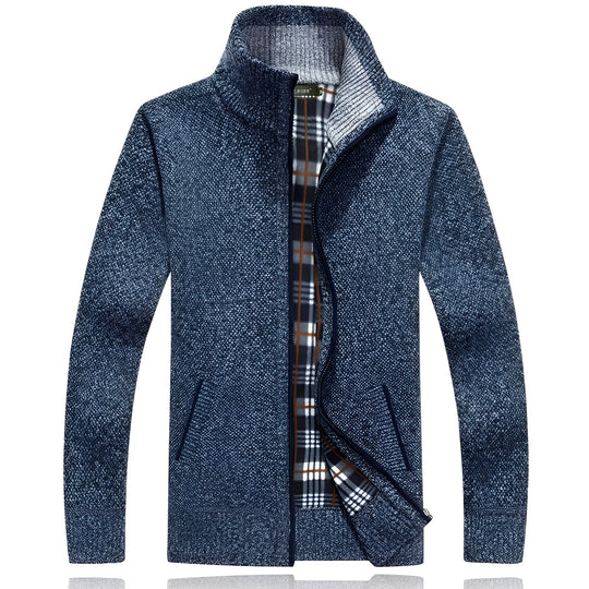 EB | Stylischer Cardigan mit weichem Fleece-Futter für Männer