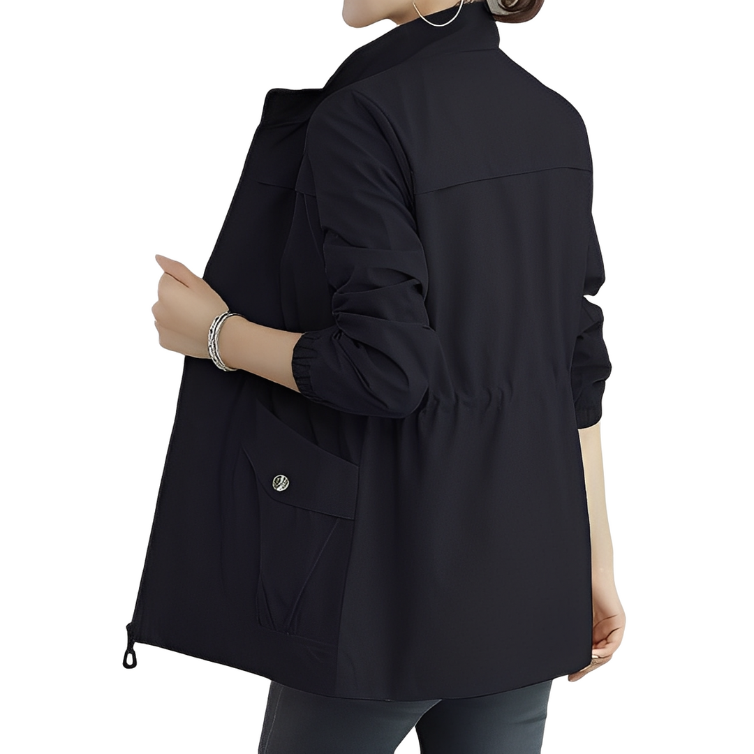 EB | Stylische Jacke mit verstellbarem Bund für Frauen