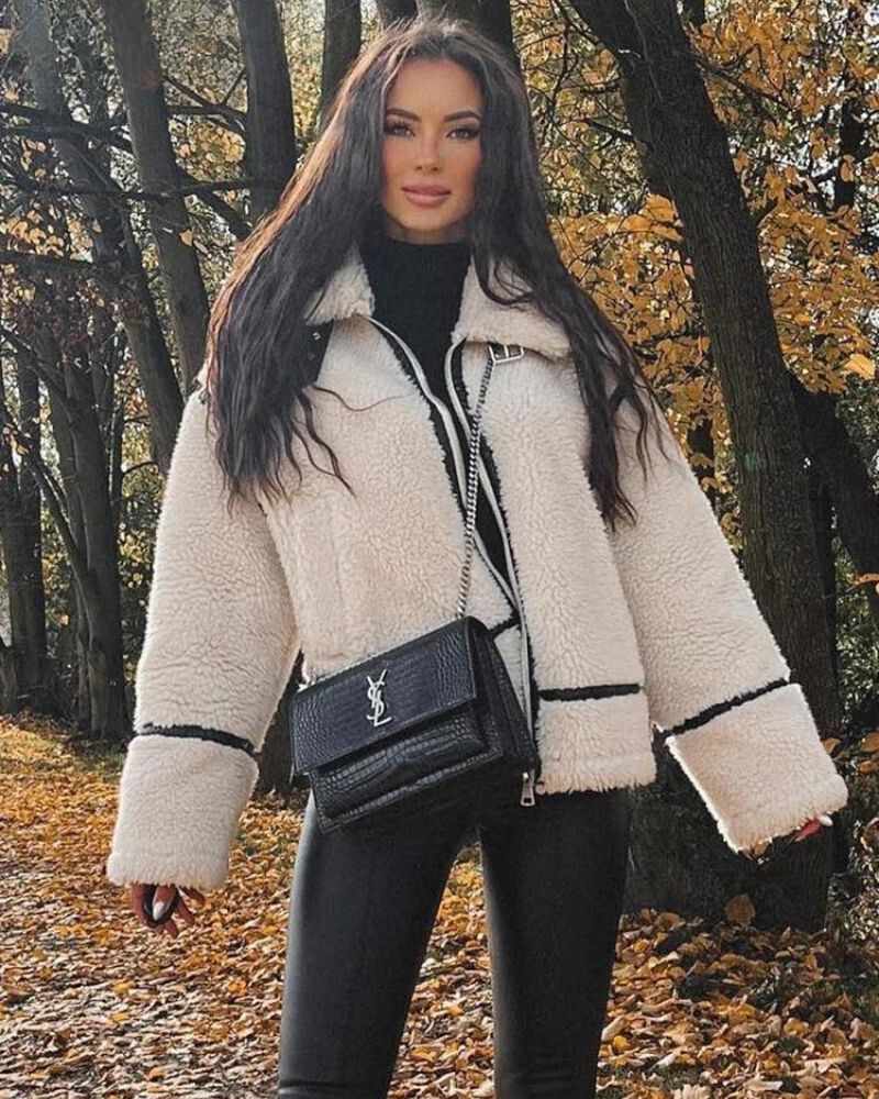EB | Stilvolle Teddy Jacke