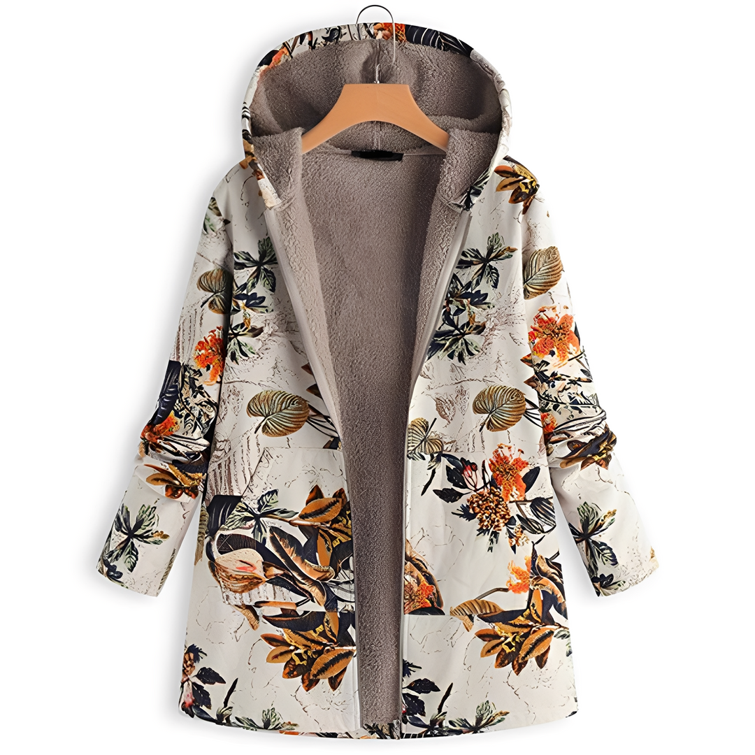 EB | Vintage-Jacke mit Muster für Damen