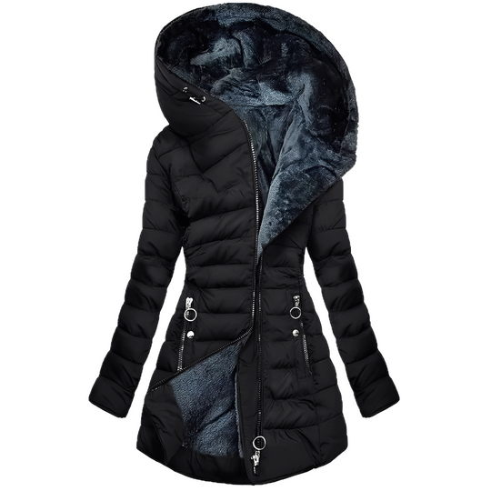 EB | Moderne Damen-Winterjacke mit Kapuze