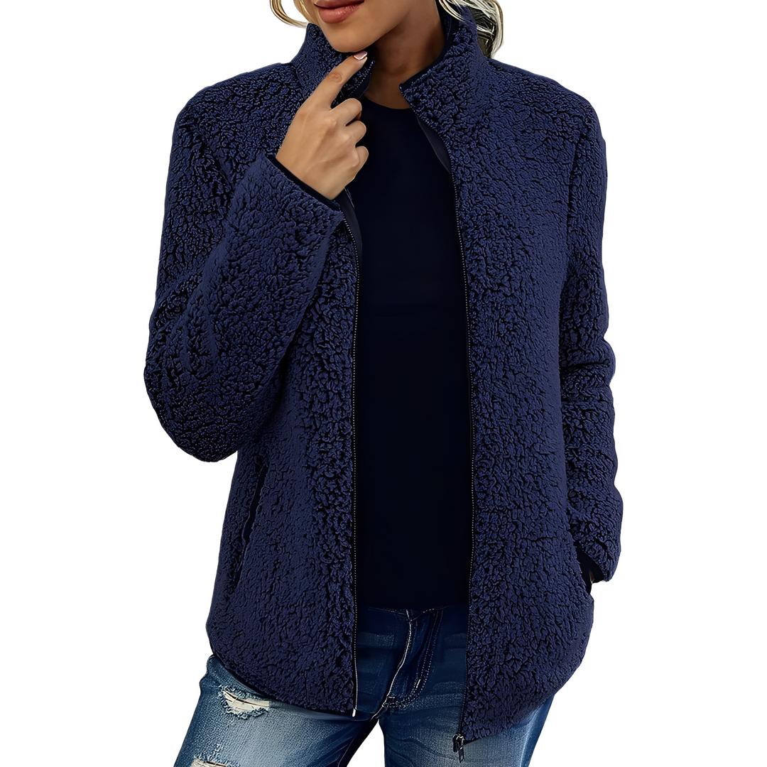 EB | Warme und modische Damen-Fleecejacke