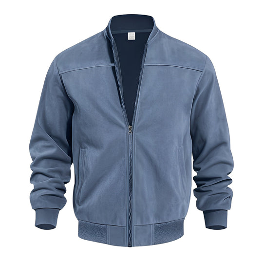 EB | Klassische, stilvolle Wildlederjacke für Männer