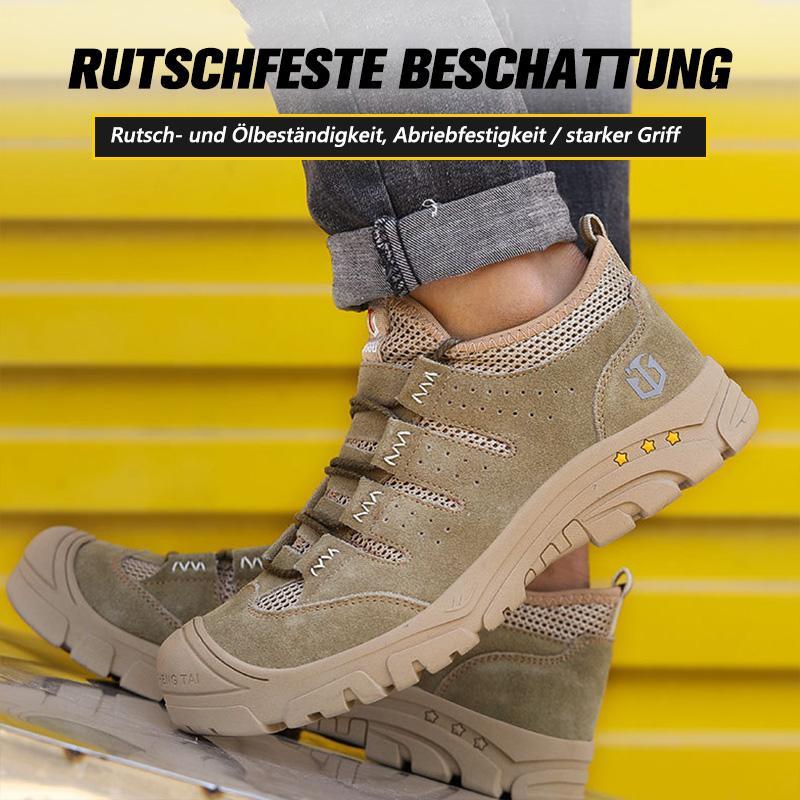 Herren Anti-Smashing Anti-Piercing Big Toe Cap Sicherheitsschuhe Freizeitschutzschuhe EB