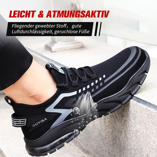 Atmungsaktive, verschleißfeste leichte Sicherheitsschuhe EB