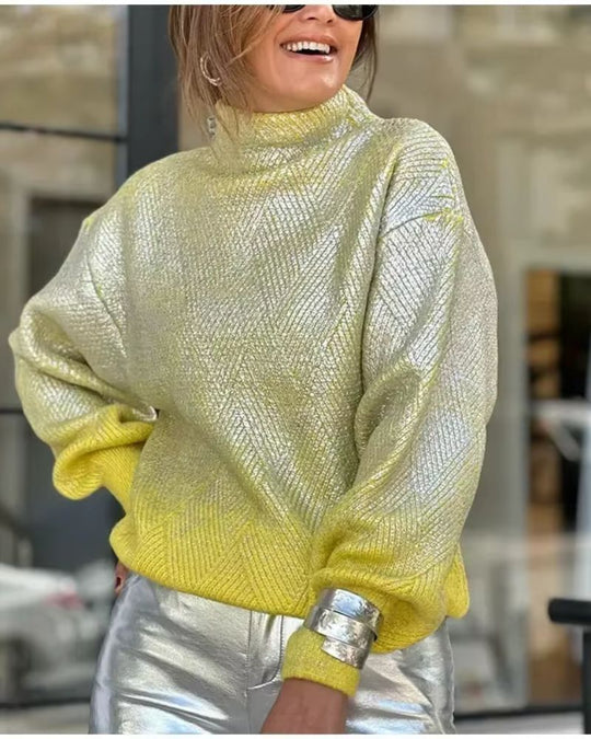 EB | Funkelnder Gradient Strickpullover
