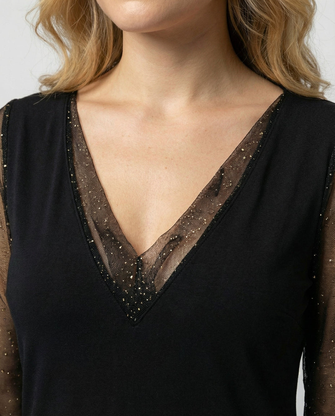 Elegantes V-Ausschnitt Abendkleid | EB