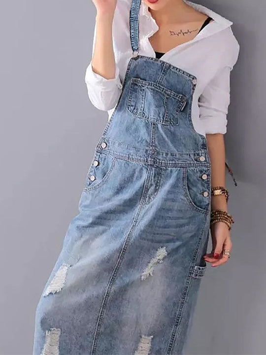 EB | Lässiges Denim Latzkleid