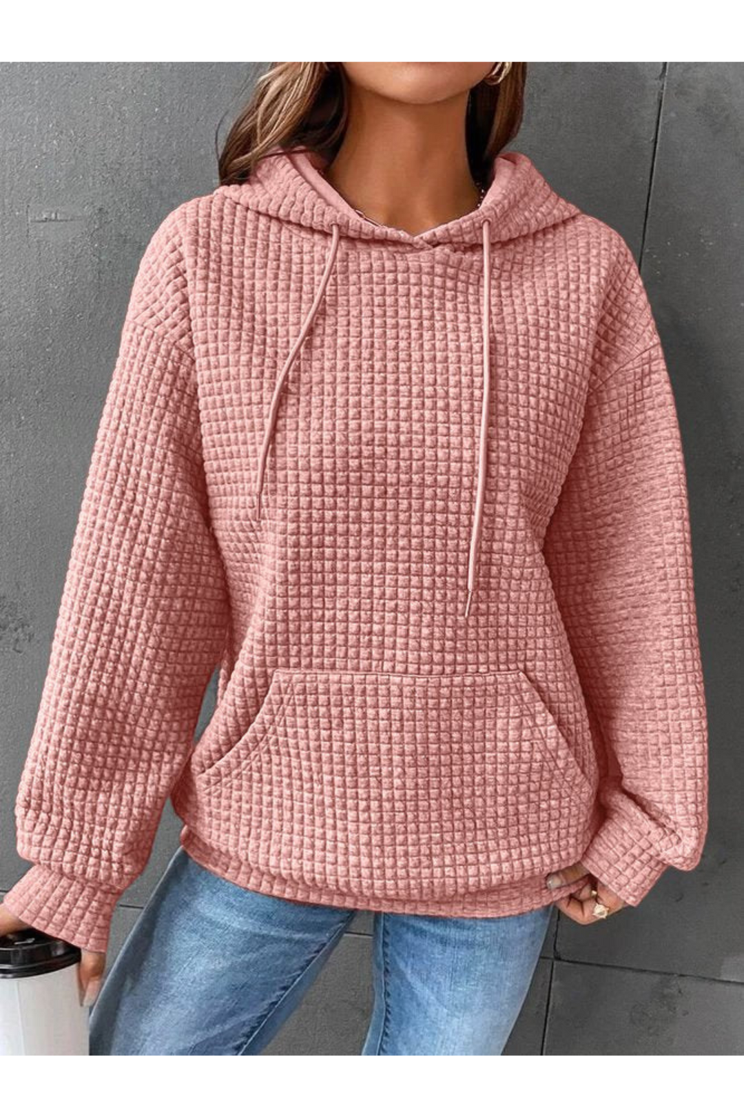 EB | Pullover Warm für Frauen Kapuze
