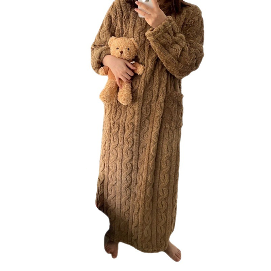 EB | Winter korallen Samt-Homewear
