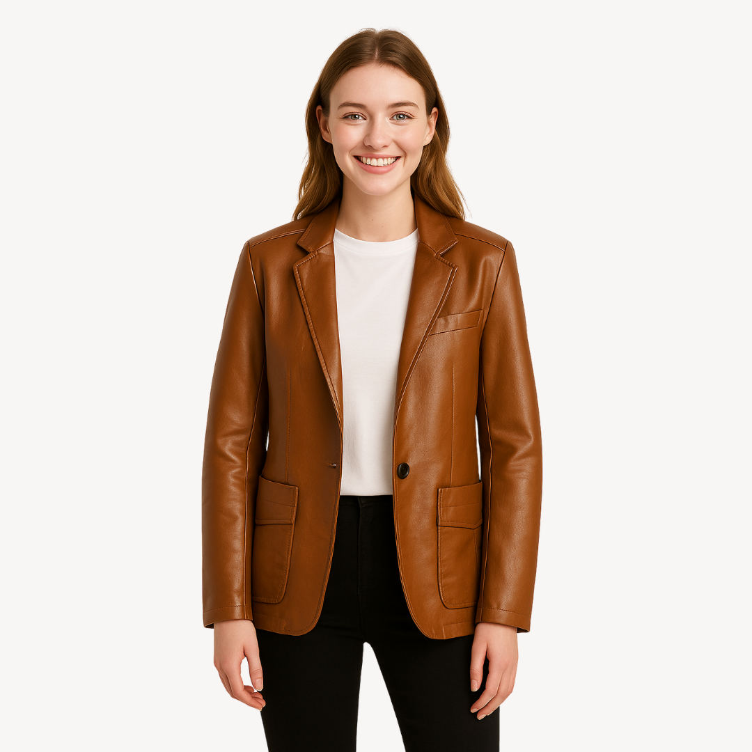 EB | Lederblazer für Damen