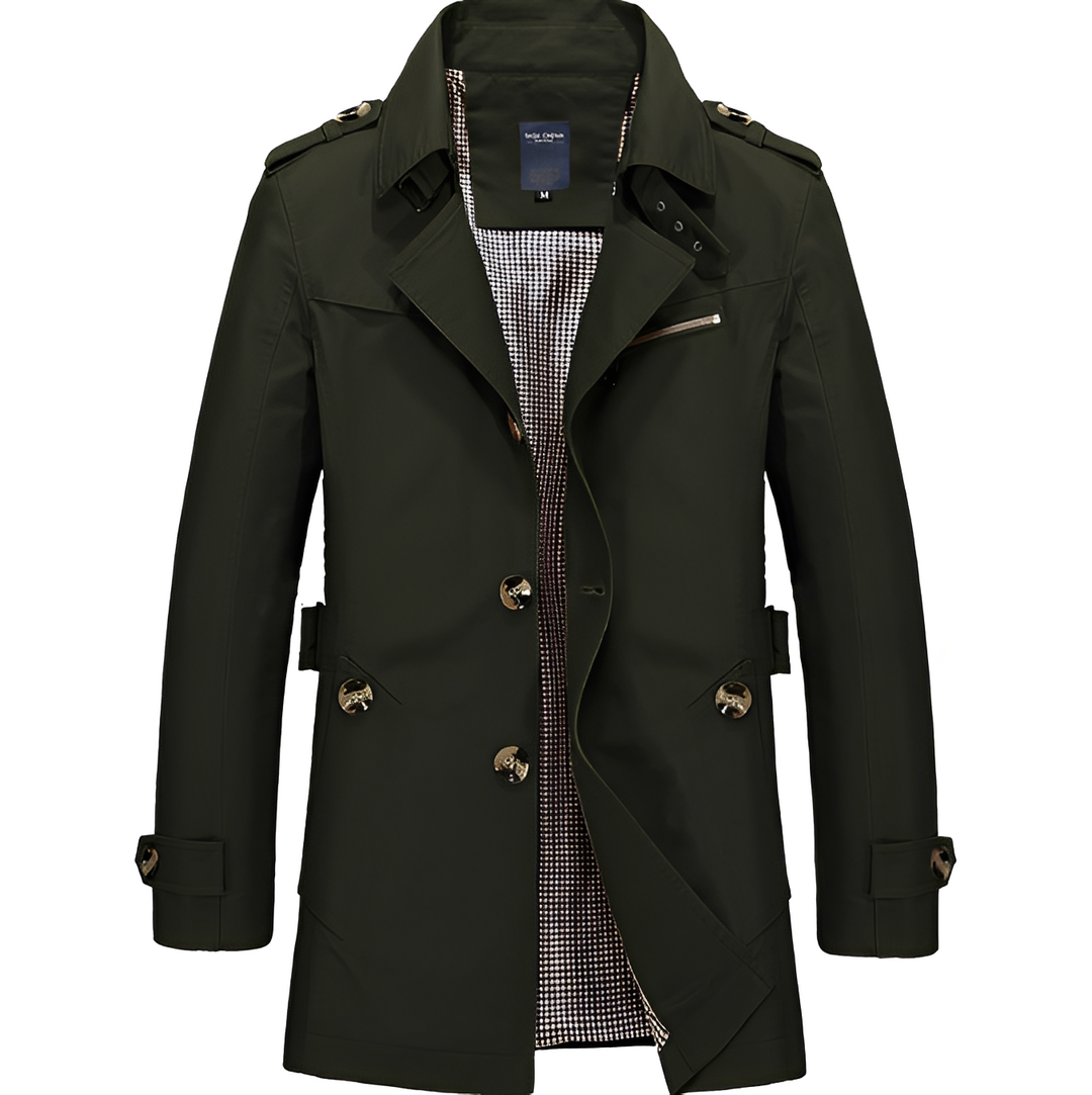 EB | Eleganter Windbreaker Trenchcoat für Männer