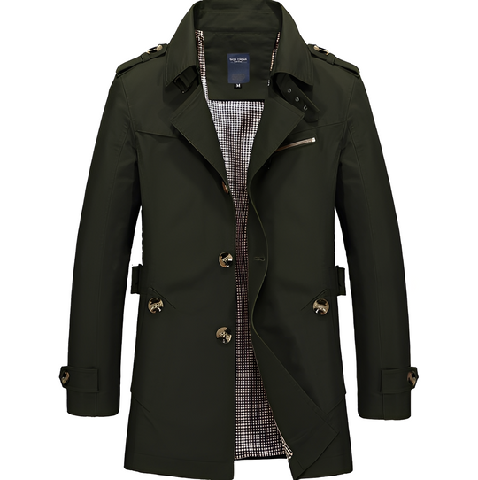 EB | Eleganter Windbreaker Trenchcoat für Männer