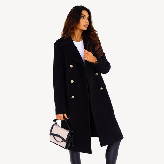 EB | Damen Doppelreiher Wollmantel