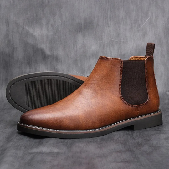 EB | Klassische Herrenschuhe Stiefel Im Chelsea Stil Aus Leder
