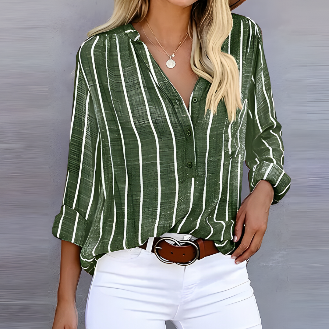 EB | Modische Bluse für Damen Gestreift