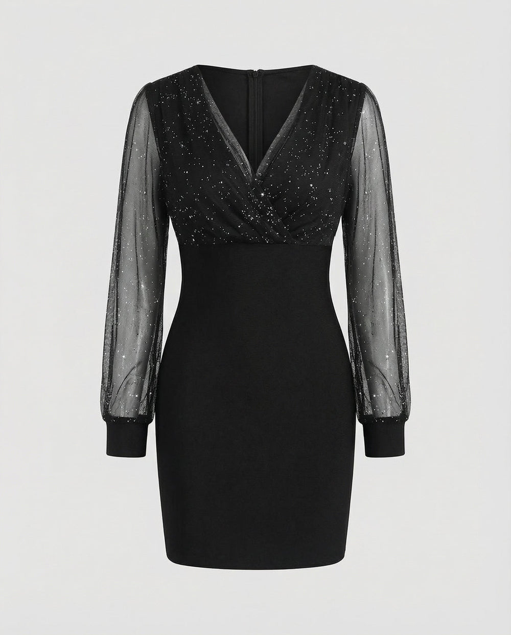 Elegantes Pailletten Partykleid Damen | EB