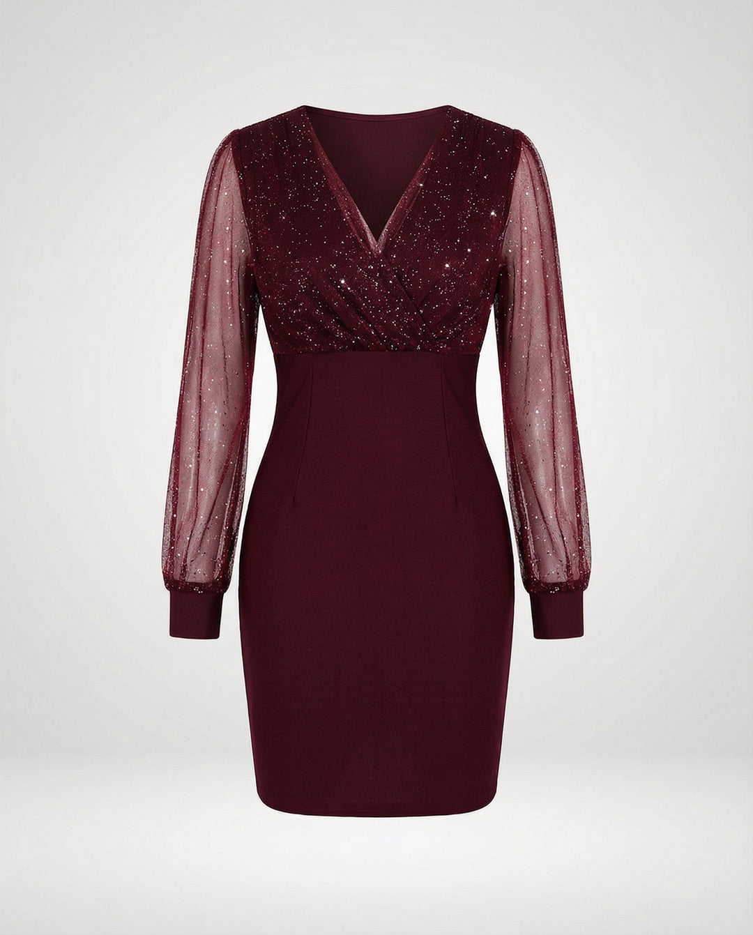 Elegantes Pailletten Partykleid Damen | EB