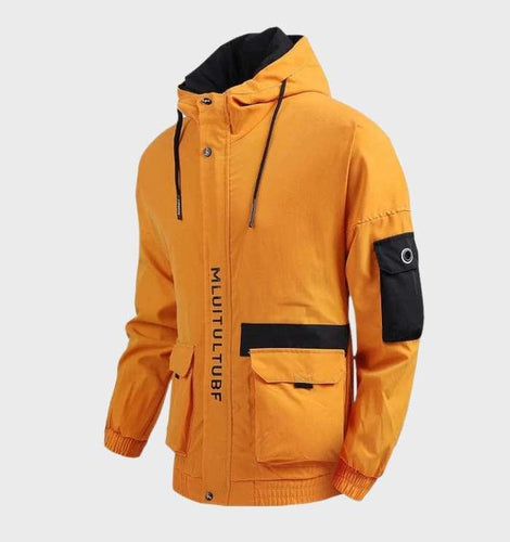 EB - Warme, leichte Jacke mit Taschen, Kapuze und Kordelzug