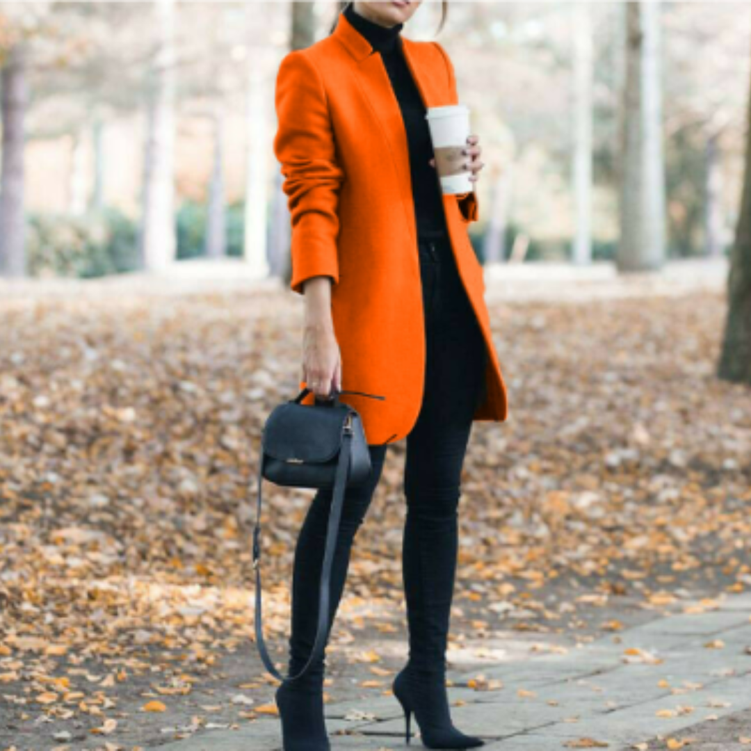 EB | Damen Stehkragen Wintermantel mit Zeitlosem Design