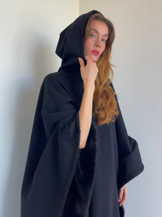 EB | Oversized Hoodie-Decke - Entspannungs-Kapuzenpullover Zum Wohlfühlen und Relaxen