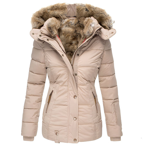 EB | Stilvolle und warme Damenjacke mit Kapuze