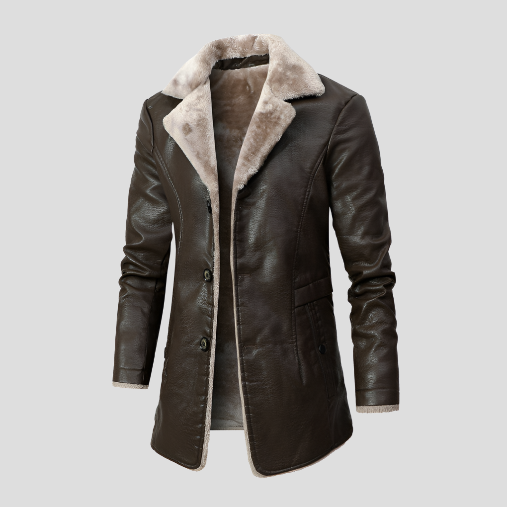 EB | Herrenjacke Aus Gefüttertem Schafsleder